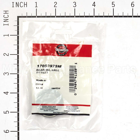 1705897SM Briggs & Stratton Bearing Ball 11/16X1