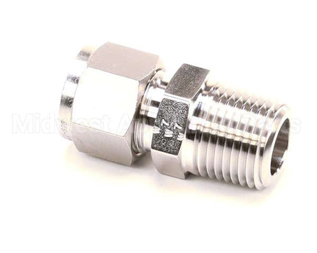 17111 Broaster Connector Comp 1/2 Od X 1/2 Npt