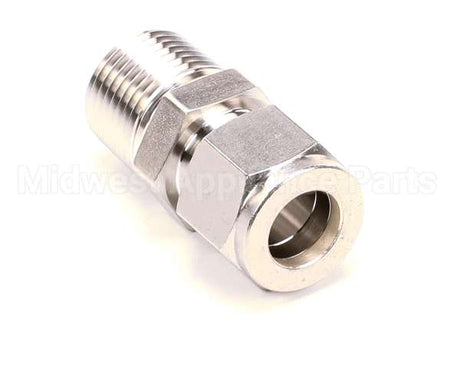 17111 Broaster Connector Comp 1/2 Od X 1/2 Npt