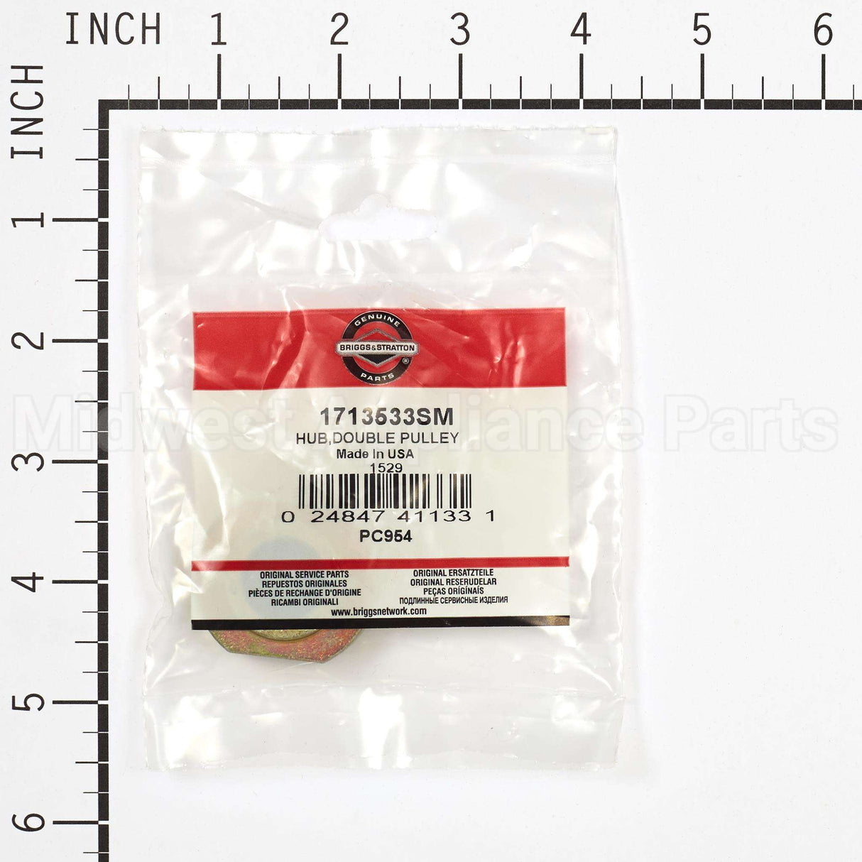 1713533SM Briggs & Stratton Hubdouble Pulley