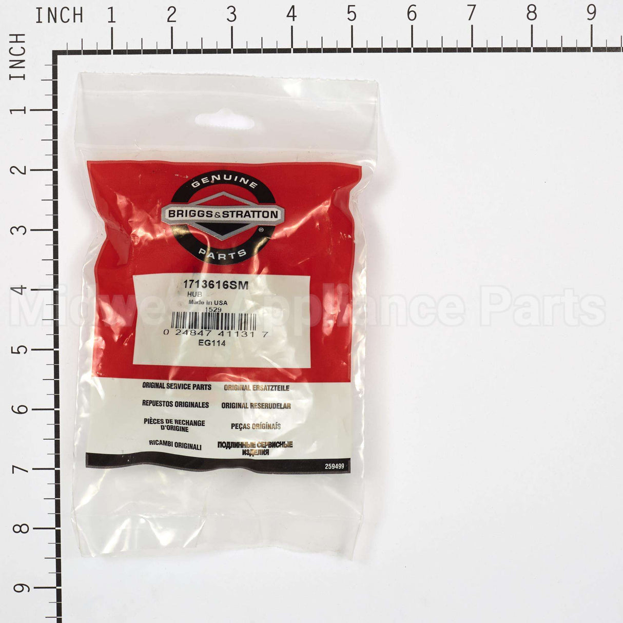 1713616SM Briggs & Stratton Hub