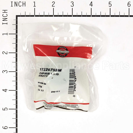 1722675SM Briggs & Stratton Cap-Hub 1.5 Id Gray P
