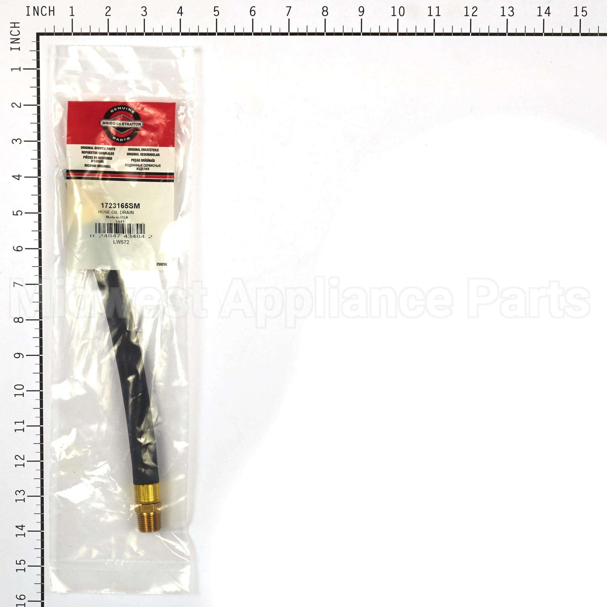 1723165SM Briggs & Stratton Hose-Oil Drain