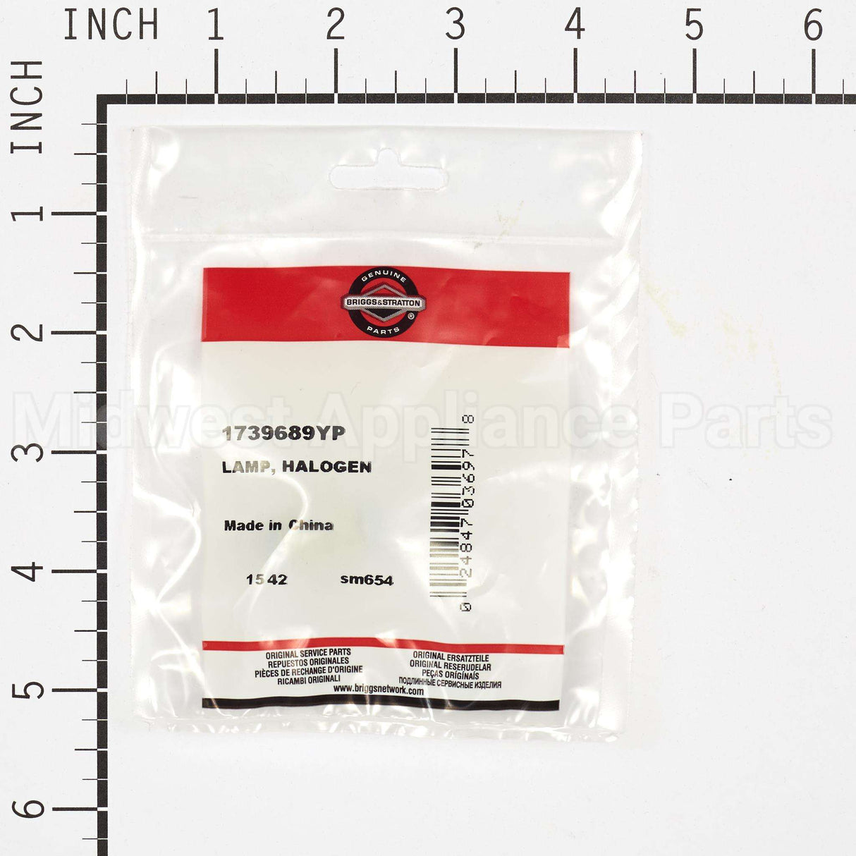 1739689YP Briggs & Stratton Lamp Halogen