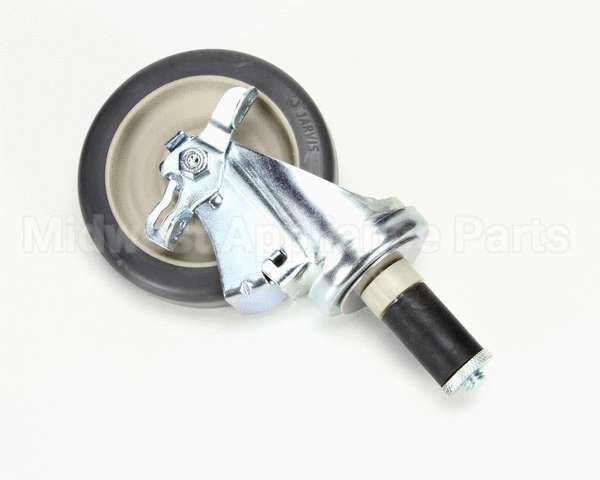 175562 Duke Caster, Stem With Brake 5X1-1/4 S