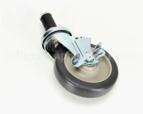175562 Duke Caster, Stem With Brake 5X1-1/4 S