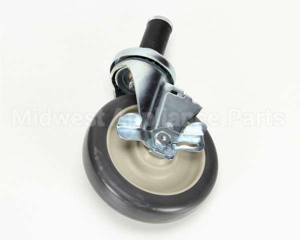 175562 Duke Caster, Stem With Brake 5X1-1/4 S