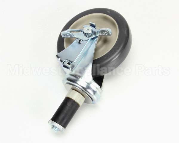 175562 Duke Caster, Stem With Brake 5X1-1/4 S