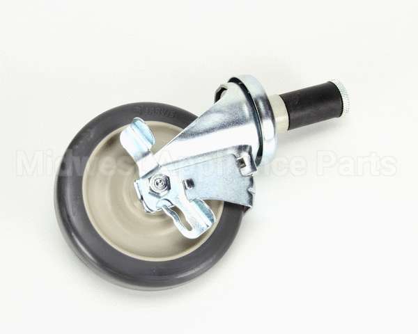175562 Duke Caster, Stem With Brake 5X1-1/4 S
