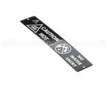 175636 Duke Label- Caution Hot 3/4"Hi