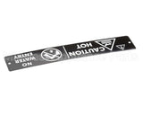 175636 Duke Label- Caution Hot 3/4"Hi