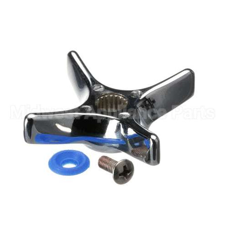 175FC T&S Brass 4Arm Kitchen Handle W Cold Button & Sc