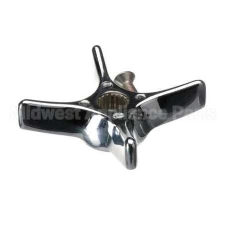 175FC T&S Brass 4Arm Kitchen Handle W Cold Button & Sc