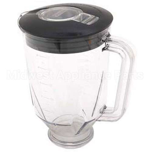 17774 Compatible Waring - Qualheim Containerw/Lid, 48 Oz, Plst