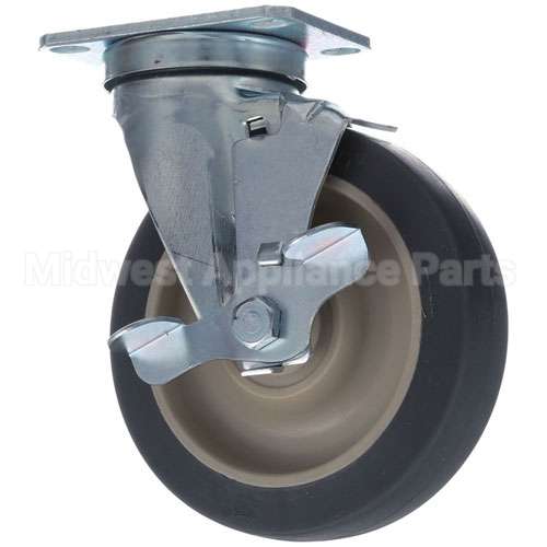 18022-1 Compatible Dynamic Cooking Plate Mount Caster W/Brk 5 W 2-3/8 X 3-5/8