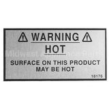 18176 Compatible Henny Penny Hp Warning Decal