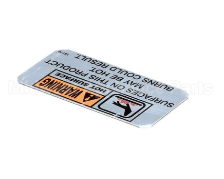18176 Henny Penny Label-Warning Hot