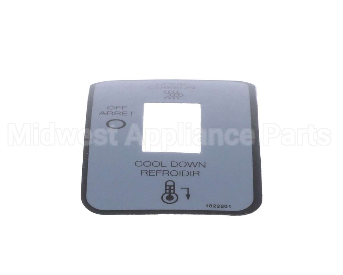 1822801 Garland R/C Cook Switch Label