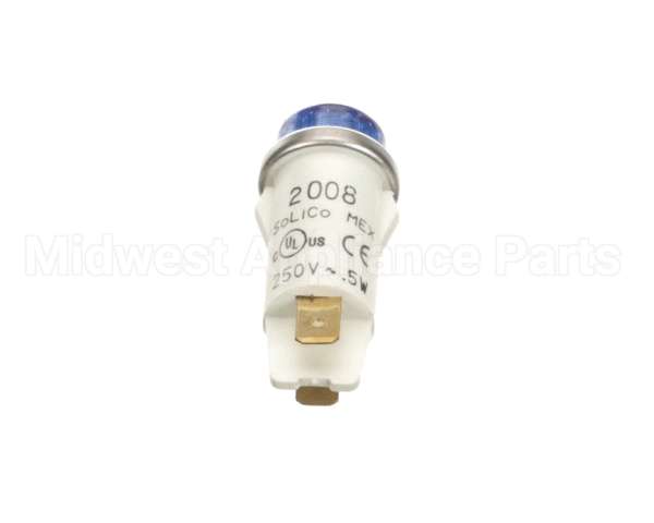 18267 Blodgett Light, Indicator. 250V Blue, Round