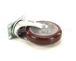 18301-5224 Carter Hoffmann 5 Swivel Red Poly Delrin