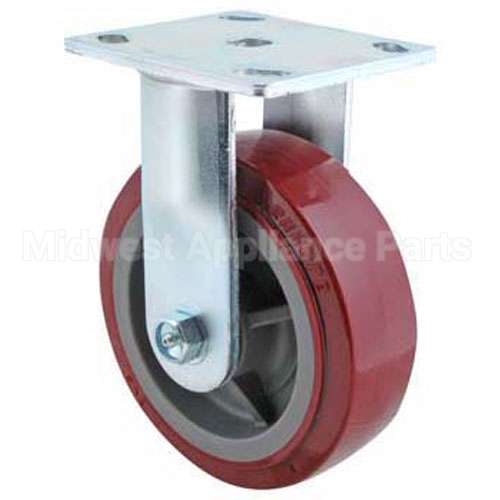 18301-6213 Compatible Carter Hoffman Caster, Rigid(Red, 6")