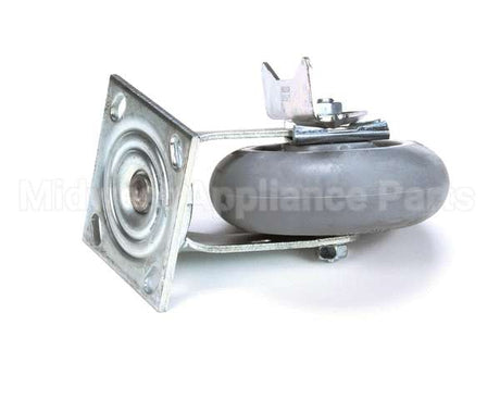 18301-6435 Carter Hoffmann 6" Grey Swivel W/Brk Rubb