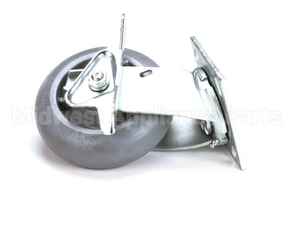 18301-6435 Carter Hoffmann 6" Grey Swivel W/Brk Rubb