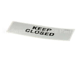 18312-0497 Carter Hoffmann Keep Closed Decal