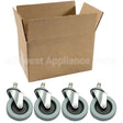 1859135 Compatible Rubbermaid 2 1/2 In Caster Kit Set Of 4