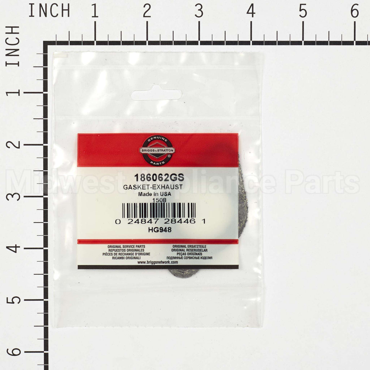 186062GS Briggs & Stratton Gasket-Exhaust