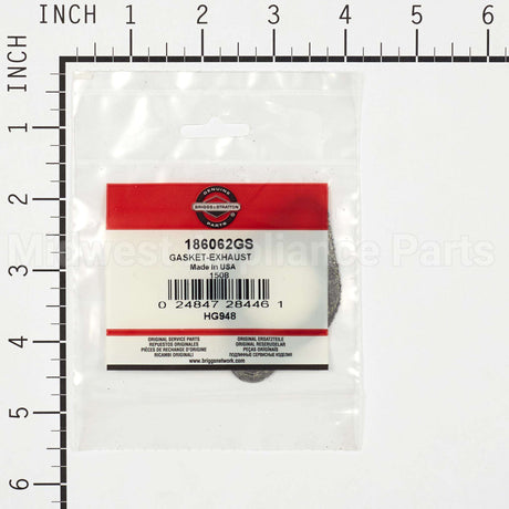 186062GS Briggs & Stratton Gasket-Exhaust