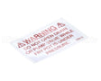 18615 Henny Penny Label - Drain Valve Warning