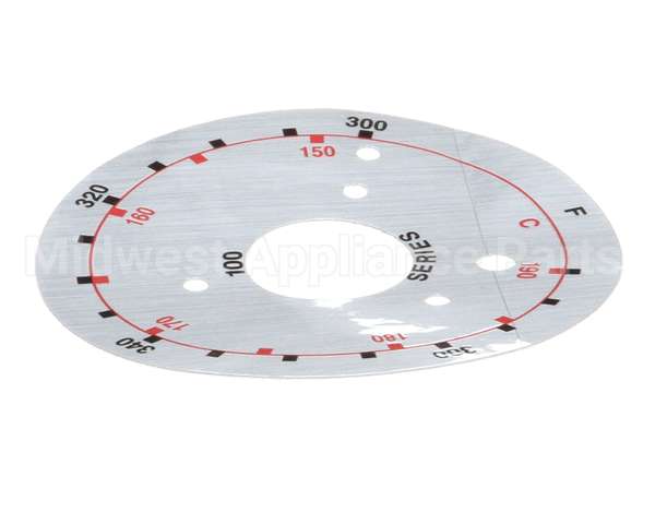 8021456 Frymaster Label, Dial Plate