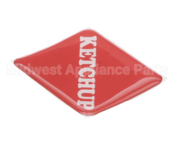 19-420-0002 Wunder-Bar Domed Label - Ketchup