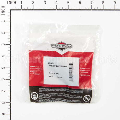 19062 Briggs & Stratton Screw Driver-Jet