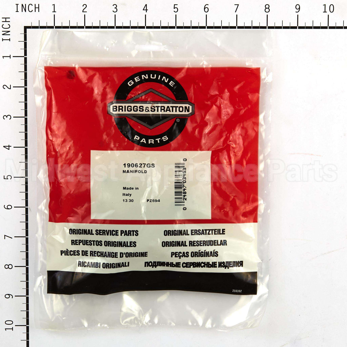 190627GS Briggs & Stratton Manifold
