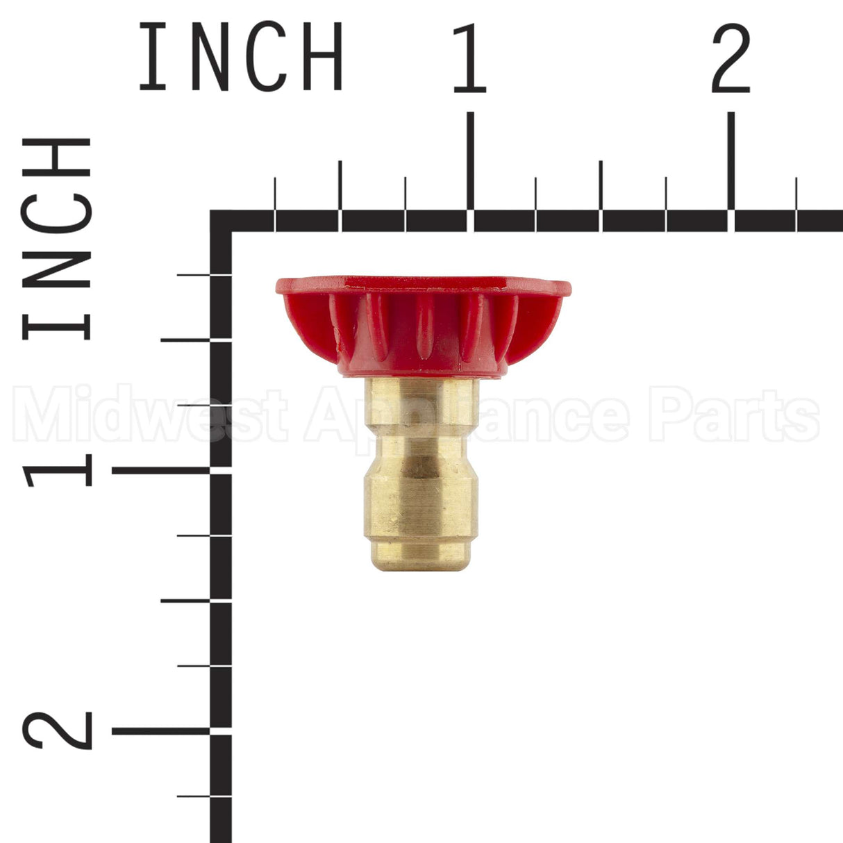 195983AEGS Briggs & Stratton Nozzle-Qc Red