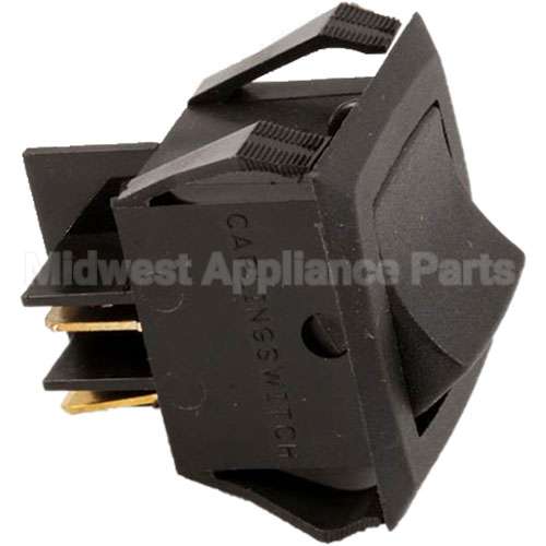 19619 Compatible Blodgett Black Dpst Rocker Switch