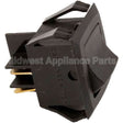 19619 Compatible Blodgett Black Dpst Rocker Switch
