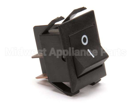 19620 Blodgett Switch, Rocker Dpst Mom Black