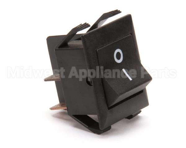 19620 Blodgett Switch, Rocker Dpst Mom Black