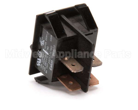 19620 Blodgett Switch, Rocker Dpst Mom Black