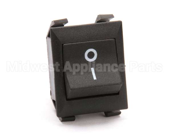 19620 Blodgett Switch, Rocker Dpst Mom Black