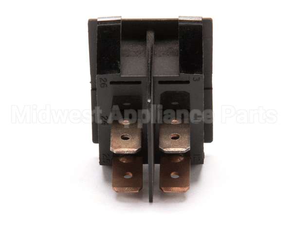 19620 Blodgett Switch, Rocker Dpst Mom Black