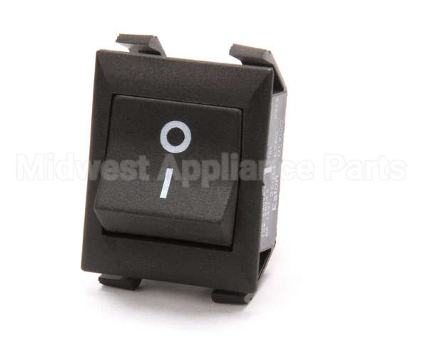19620 Blodgett Switch, Rocker Dpst Mom Black