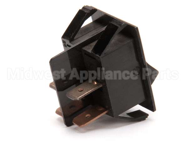 19620 Blodgett Switch, Rocker Dpst Mom Black
