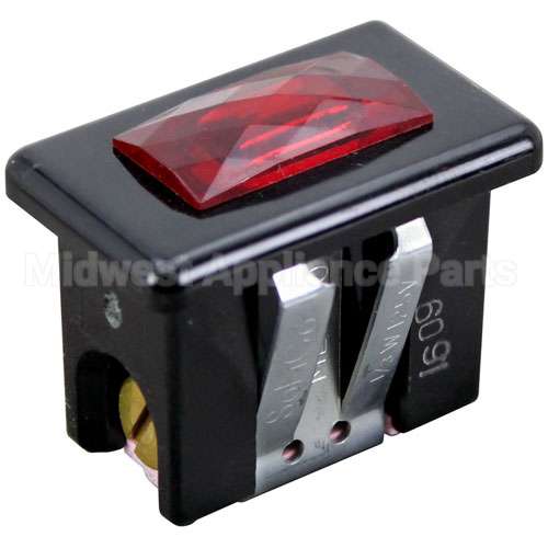 197-3 Compatible Prince Castle Snap-In Signal Light 5/8" X 1-1/4" Red 250V