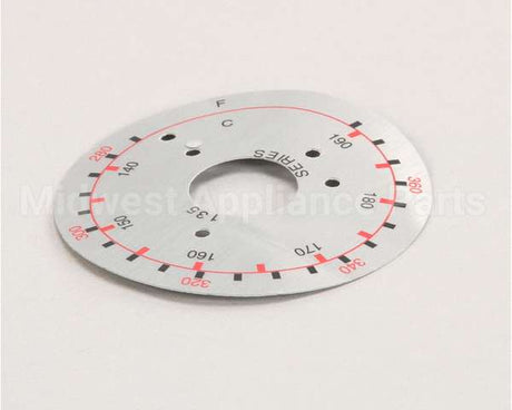 8021470 Frymaster Label, Dial Plate 135 Series