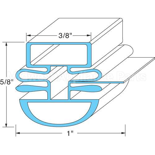 TRBAM272300100 Compatible Turbo Air Door Gasket