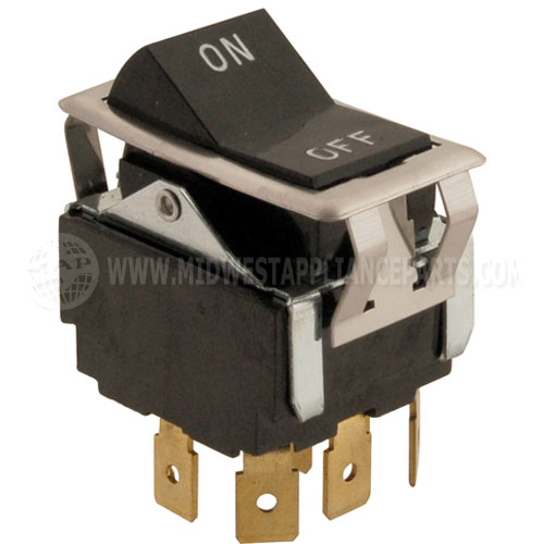 BL7149 Compatible Blodgett Switch, On/Off, 3Pst, Black